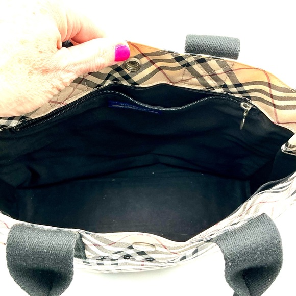 Burberry Nylon Nova Check Tote #1089 - Picture 3 of 5